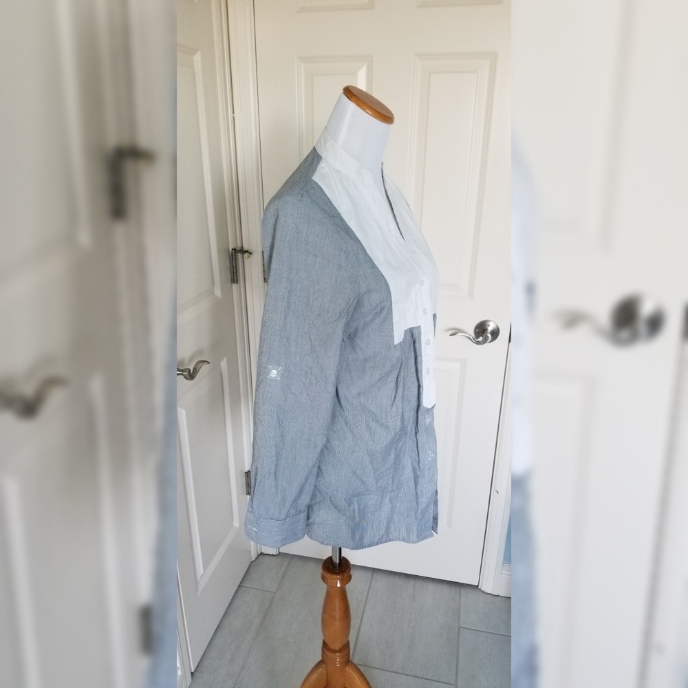 Asos Button Down Tuxedo Tunic - image 3